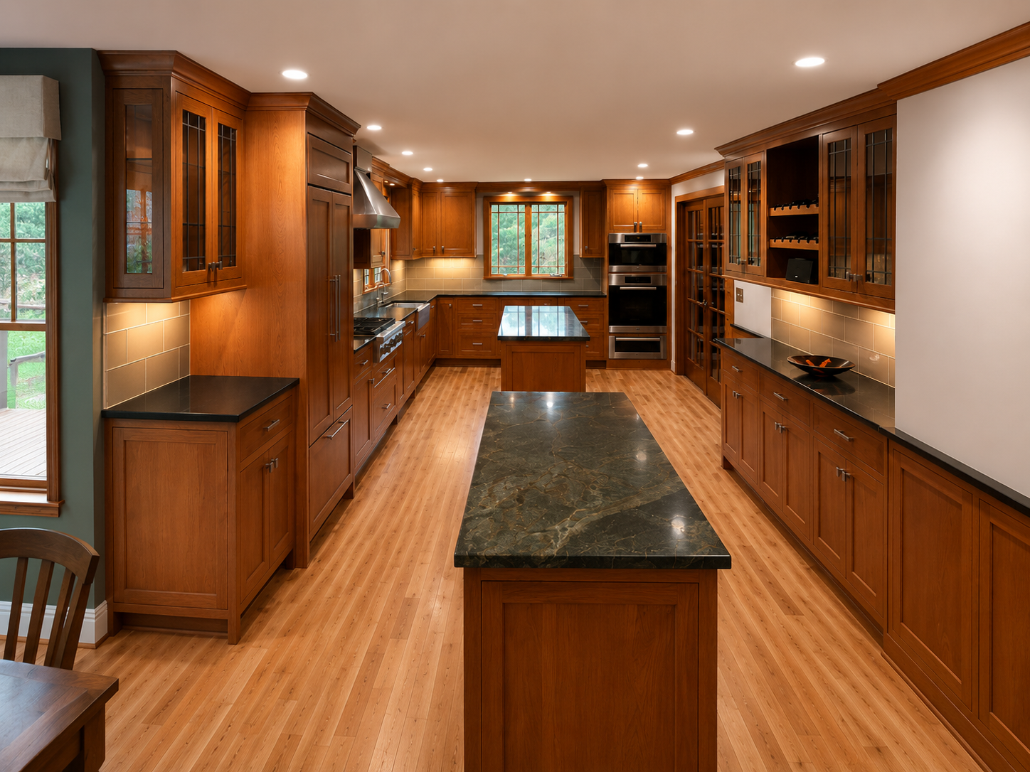 Custom cherry kitchen